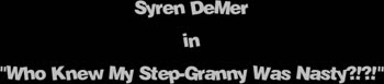 Syren Demer's Desperate Desire: Cheating GILF Rides Step Grandson's Hard Cock