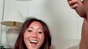 Busty Asian Suck Dick(upscaled)