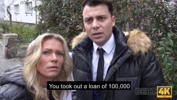 Teen (18+) Debt Collector's Debt of Desire with Tattooed Czech Cutie