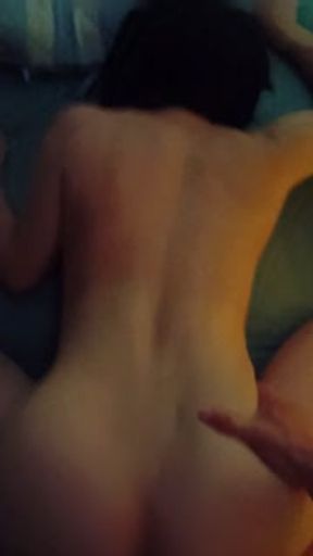 [Japan] A beautiful-assed female college student is embraced by her teacher and begs to become pregnant.