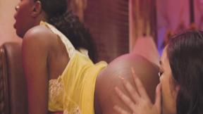 ”Black beauty Amari Anne moaning as her tight muff getting that pleasure”