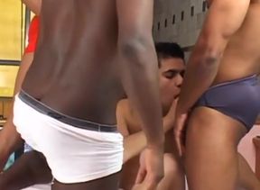 Black boys ramming white twink