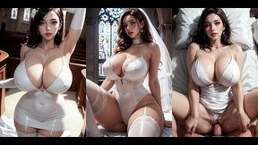 (3d animated ai generated) a wedding she won t soon forget (with pussy masturbation asmr sound! ai porn)
