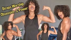 Biceps worship obsession and power