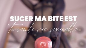 Sucer ma bite est ta seule vie sexuelle