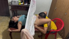 Stepdaughter Gets Her Vagina Checked When She's Alone