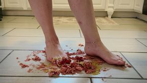 Barefoot Sensual Hotdog Crush