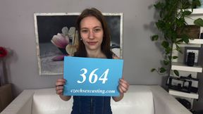 Skinny babe shows off her wet pussy on casting exam