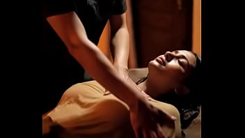 Hot MILF Bhabhi Oil Massage on Big Boobs Erotic Scene