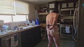 Making my house slut clean and entertain me