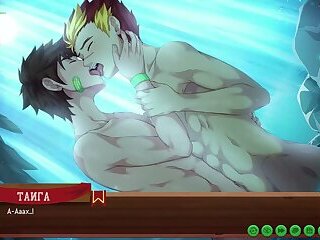 Scene 4 - Taiga tried out being a passive in the cave with Keitaro (Russian dub)