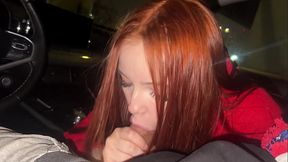 The Red-Haired Beauty and the Wild Night: A Public Car Adventure of Passion and Desire