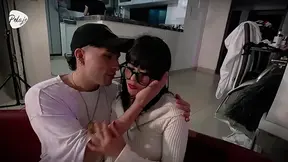 Latino MILF helps out in kinky threeway