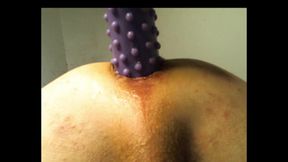 The football from my ass. Anal
