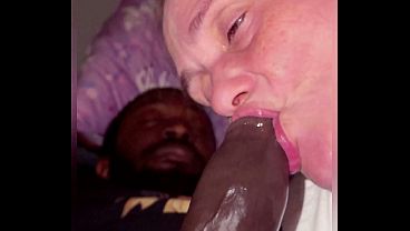 Step Mom has Pacifier is her Step Sons Black Cock