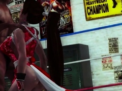 Wrestling 3D Hentai BBC Animation Sex