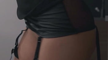 Teen Russian slut spreads pussy for black cock