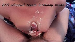 B/G - Whipped Cream Birthday Treat