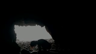 On the Beach, Inside the Cave