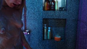 2 Horny Lesbians Have Fun in the Shower