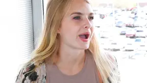 Seductive Fit Blonde Amateur Angelina Flaunts Perfect Body Publicly Seduced