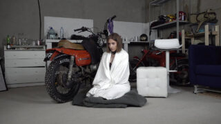 Squirting orgasm, fucking, squirting, fisting – small tits brunette European teen Anastasia Mistress gets ass fisted