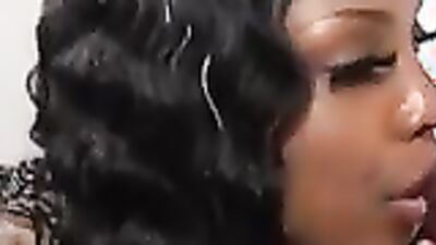 POV action with busty ebony BBW getting creampied & fucked hard