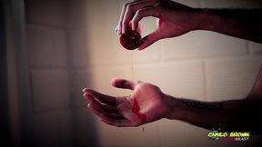 horror porn candle wax ritual summon a sex demon and loud cumshot halloween