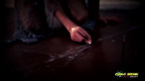 horror porn candle wax ritual summon a sex demon and loud cumshot halloween
