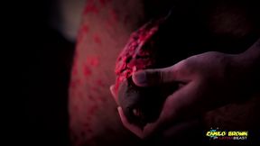 horror porn candle wax ritual summon a sex demon and loud cumshot halloween
