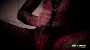 horror porn candle wax ritual summon a sex demon and loud cumshot halloween