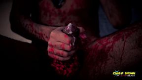 horror porn candle wax ritual summon a sex demon and loud cumshot halloween