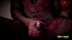 horror porn candle wax ritual summon a sex demon and loud cumshot halloween