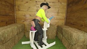Sam Zee Rides Big Toys On Rocking &amp_ Fucked DP/DAP