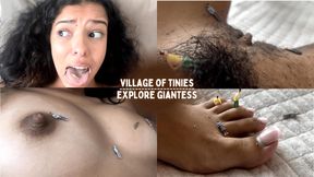 Village of Tinies Explore Giantess Aria Nicole’s Body 1080p