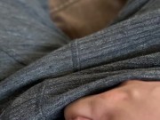 HOLDING IN A VERY DESPERATE PEE