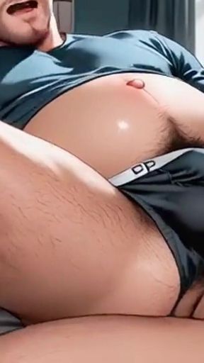 Having Sex with My Pot-bellied Stepfather-in-law's Fat Ass at My Fiancée's House. Compilation Hentai 3D Animation