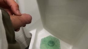 Peeing at Urinal