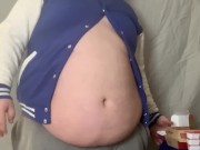 McDonald’s belly stuffing