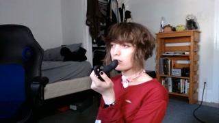 Femboy doing butt stuff with my new toy