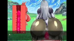 Luscious Anime Vixens Ride Huge Cocks in Wild Steaming Threesome