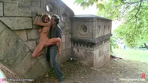 Busty European Babe Fucked In Public With Steve Holmes