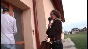 Hot German Brunette with Big Natural Tits Gets Fucked
