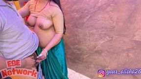 Alisha Got Fucked by Her Devar While Making Reels in the Kitchen