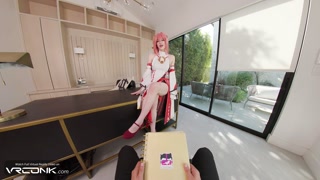 VR Conk Genshin Impact Yae Miko A sexy Teen Cosplay Parody PT1 With Melody Marks In HD Porn