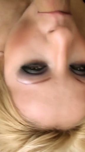 Blonde can't get enough of one cock and lets herself be fucked directly by two   Clip 1