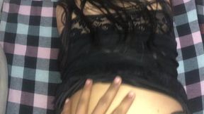 Real Stepsister Shows off Her Sexy Nightgown, Then Jay