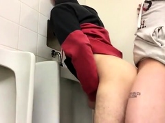 At the univirsity toilet
