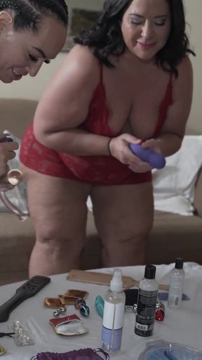 BBW Sex Toy Orgy