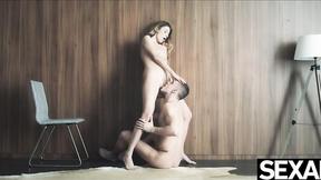 ”Horny lovers fuck hard & passionately in explicit couples porn”